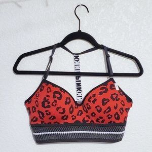 VS Pink Cheetah Print Sports Bra